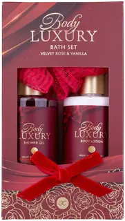 Accentra BODY LUXURY Velvet Rose & Vanilla lahjapakkaus vartalolle