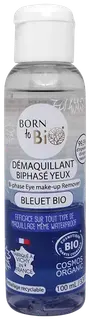 Born to Bio Organic Blueberry Floral Water Biphasic Makeup Remover - Vedenkestävän Silmämeikinpoistoaine 100ml