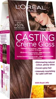 L'Oréal Paris Casting Crème Gloss 600 Dark Blonde Tummanvaalea kevytväri 1kpl