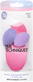 Real Techniques Sunrise To Sunset Miracle Complexion Sponge + 3 Minis Set