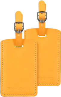 Samsonite Luggage Tag 2 KPL, keltainen