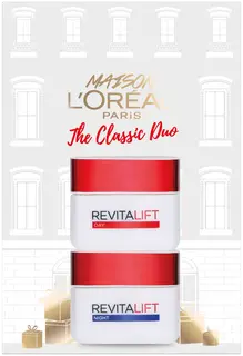 L'Oréal Paris Classic Duo lahjapakkaus - päivävoide 50 ml ja yövoide 50 ml
