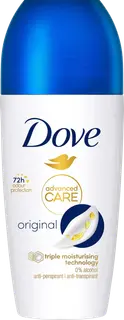 Dove 72h Advanced Care Original Antiperspirantti Deodorantti Roll-on mukana kosteusvoide 50 ml