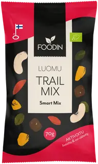 Foodin Activated trail mix smart mix luomu 70g