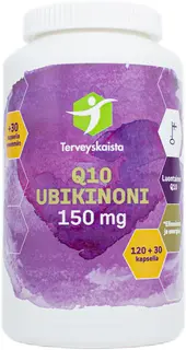 Terveyskaista Ubikinoni 150 mg 120+30 kaps