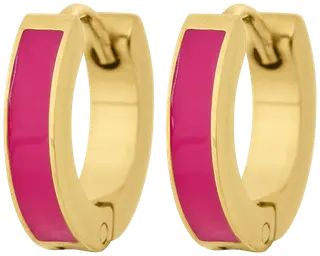 Edblad Enamel fuchsia/gold korvanapit
