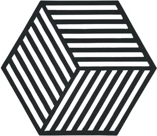Zone pannunalunen Hexagon 16 x 14 cm, musta