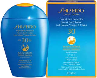 Shiseido Expert Sun Protector Face&Body Lotion SPF30  -aurinkosuojaemulsio kasvoille&vartalolle korkea suoja 150 ml