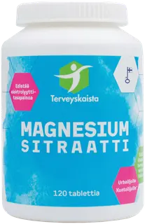 Terveyskaistan Magnesium-sitraatti 120 tabl.