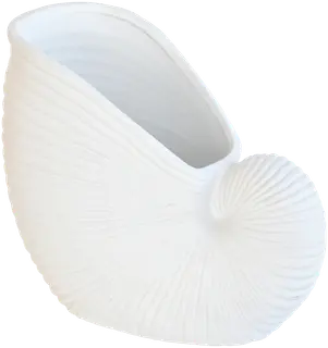 Finnmari Simpukka ruukku 23x14x19,5 cm valkoinen keraaminen