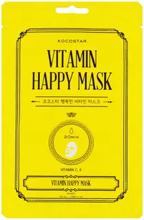 KOCOSTAR Vitamin Happy Mask kirkastava kangasnaamio 1 kpl