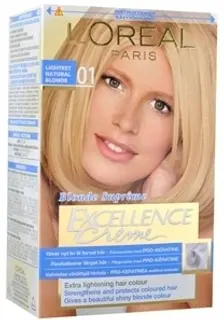 L'Oréal Paris Excellence Creme 01 Blonde Supreme Erittäin Kirkas Vaalea kestoväri 1kpl