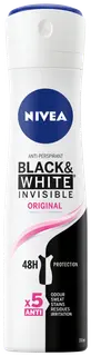 NIVEA 150ml Black & White Invisible Original Deo Spray -antiperspirantti