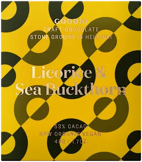 Goodio 48g Licorice & Sea Buckthorn 53% Suklaa