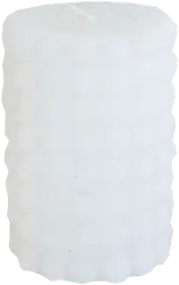 Finnmari Pallokuvio pöytäkynttilä 7,5x7,5x10 cm valkoinen