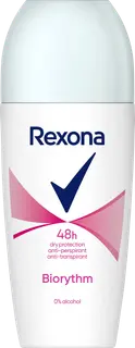 Rexona 48h Biorythm Antiperspirantti Deodorantti Roll-on Raikas tuoksu naisille 50 ml