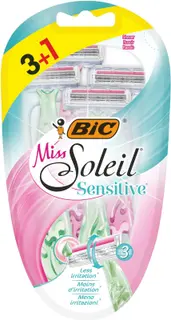 BIC varsiterä Miss Soleil Sensitive 3+1-pack