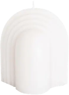 Finnmari Ovi kynttilä 8,5x8,5x9 cm valkoinen