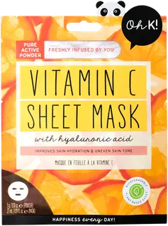 Oh K! Glowing Vitamin C Sheet Mask C-vitamiininaamio 27ml+3g