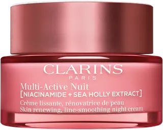 Clarins Multi-Active [NIACINAMIDE + SEA HOLLY EXTRACT] Night Cream yövoide 50 ml