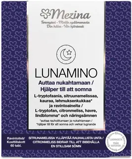 Lunamino 60 tabl. Ravintolisä - kasviuutevalmiste