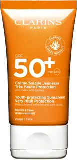Clarins Youth-protecting Sunscreen SPF 50+ for face aurinkosuojavoide 50 ml 
