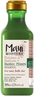 Maui Moisture 385ml Thicken & Restore + Bamboo Fiber Shampoo
