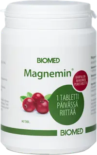 Biomed Magnemin karpalo magnesium purutabletti 90 tabl.