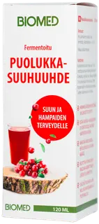 Biomed Puolukkasuuhuuhde 120 ml