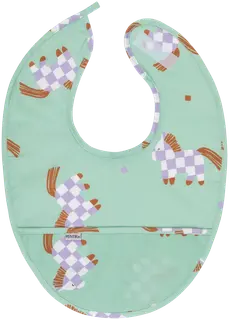 Pentik Heppa ruokalappu 28x39 cm vaaleanvihreä