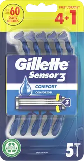 Gillette Sensor3 Comfort 4+1kpl varsiterä