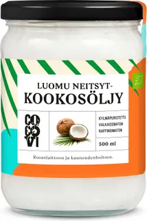 CocoVi Luomu Kylmäpuristettu Kookosöljy 500 ml