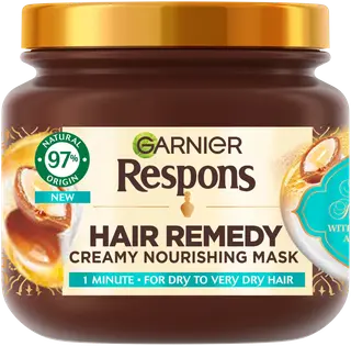 Garnier Respons Argan Richness hiusnaamio kuiville hiuksille 340 ml