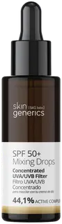 Skin Generics SPF 50+ Mixing Drops Concentrated UVA/UVB Filter 44,1% Active Complex -aurinkosuojatuote 30ml