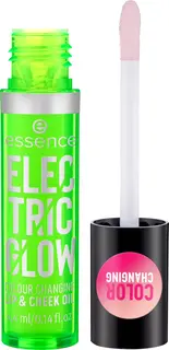 essence ELECTRIC GLOW väriä vaihtava huuli- ja poskiöljy 4,4 ml