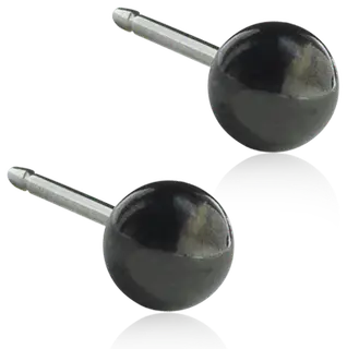 Blomdahl Black Ball korvakorut 4 mm
