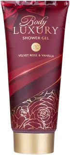 Accentra BODY LUXURY Velvet Rose & Vanilla suihkusaippua 200 ml