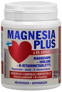 Magnesia Plus Magnesium-inuliinitabletti 180 tabl