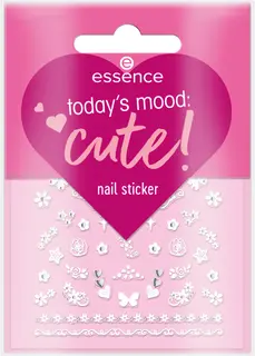 essence today's mood: cute! nail sticker kynsitarrat 44 kpl