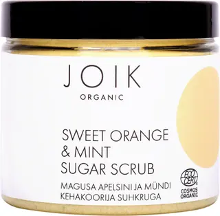 JOIK Organic Sweet Orange & Mint Sugar Scrub Vartalokuorinta 210 g