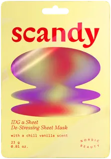 Scandy IDG a Sheet De-Stressing Sheet Mask kasvonaamio 1 kpl