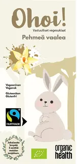 Ohoi! -vegesuklaa Pehmeä vaalea, luomu, Reilu Kauppa 80 g