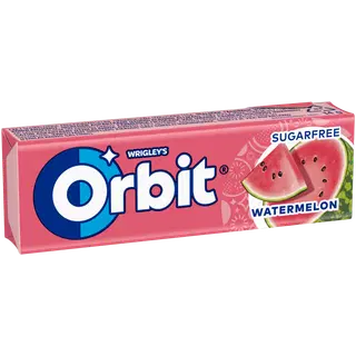 Närimiskumm Watermelon suhkruvaba magusainetega, ORBIT, 14 g