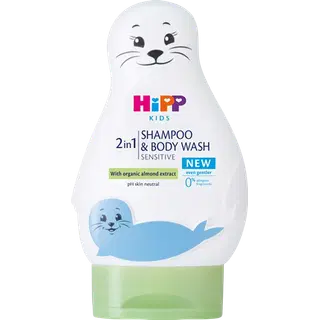 Hipp Kids Sensitive 2-ühes šampoon ja dušigeel, 200 ml