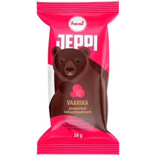 Kohupiimadessert vaarikatäidisega, JEPPI, 38 g
