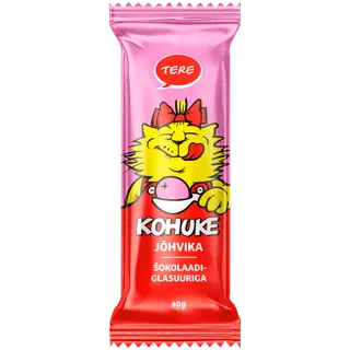 Tere Kohuke jõhvika šokolaadiglasuuriga 40 g