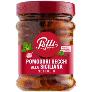 Polli päikesekuivatatud sitsiilia tomatid päevalilleõlis 285g
