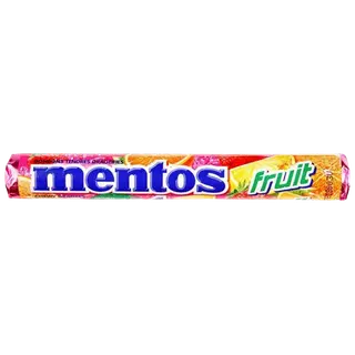 Mentos nätsukomm puuvilja 38g