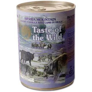Taste of the Wild Sierra Mountain konserv lambaga koertele 390g