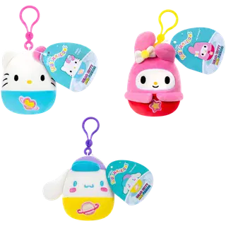 Squishmallows 9 cm hello k kawaii clip on